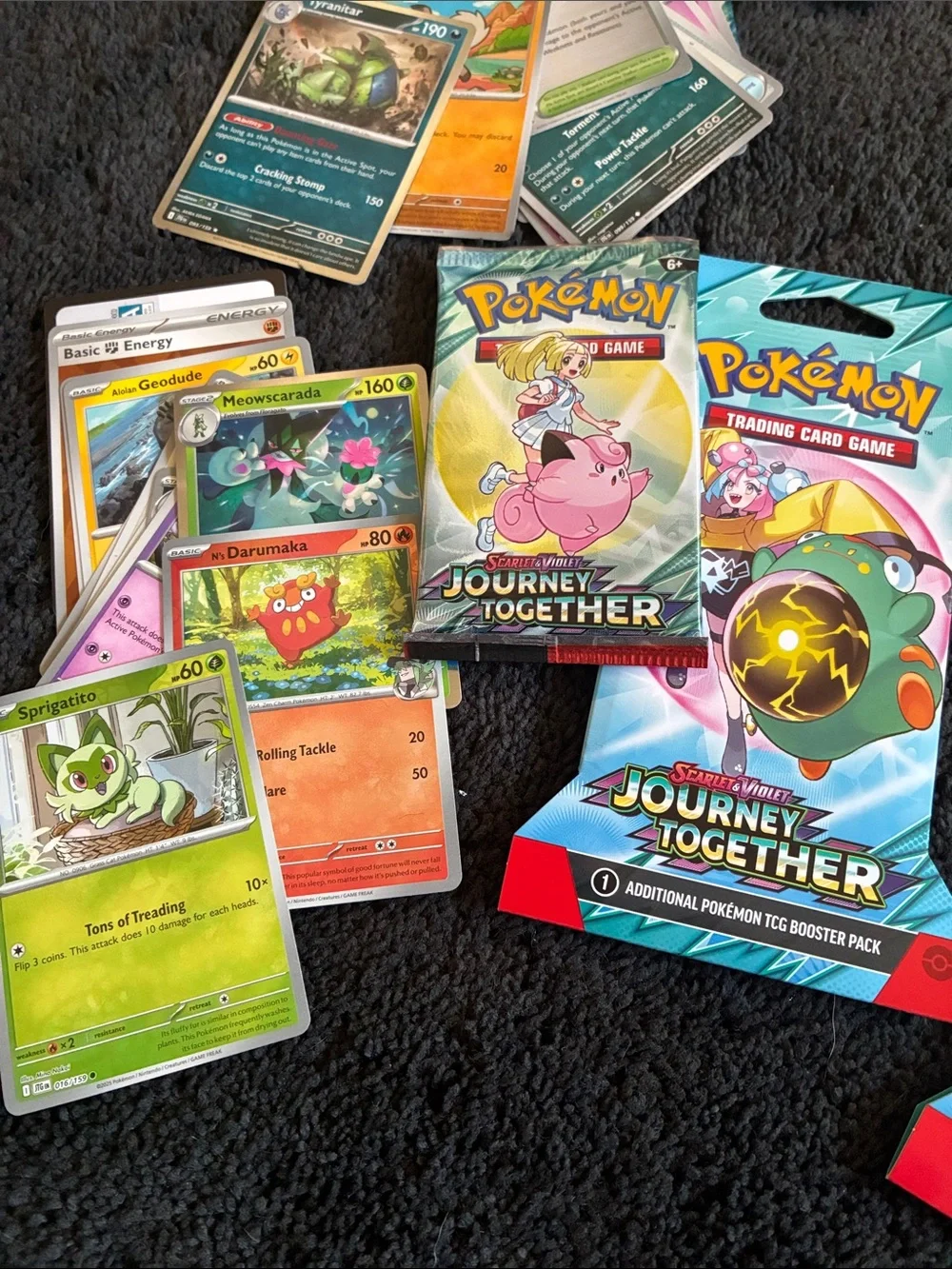 Pokémon Journey Together 5 Just Opened Booster Packs All Cards In 15 Shiny/holo